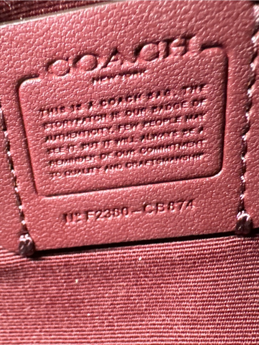 COACH Lacey Crossbody in Signature Canvas - Picture 12 of 12
